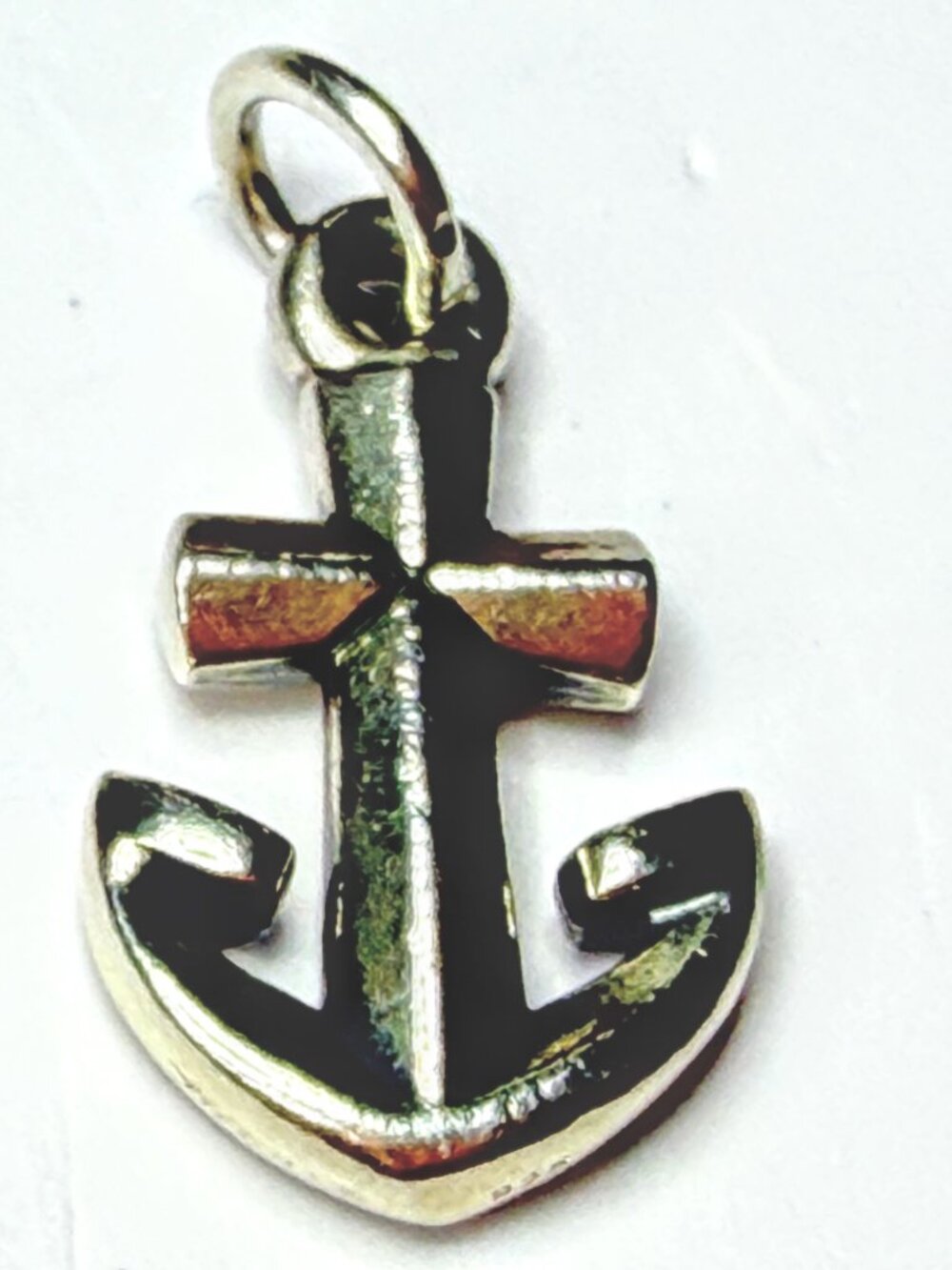 James Avery Retired Sterling Silver Mini Anchor Charm with box JR2126